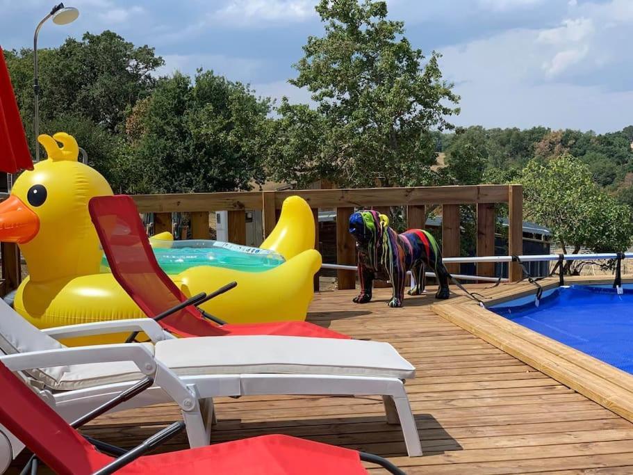 Gite A La Ferme Avec Jacuzzi Et Piscine Chauffee Saint-Felix-de-Tournegat Экстерьер фото